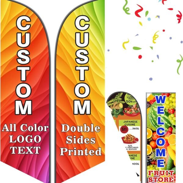 Custom Feather Flags for Business Outside