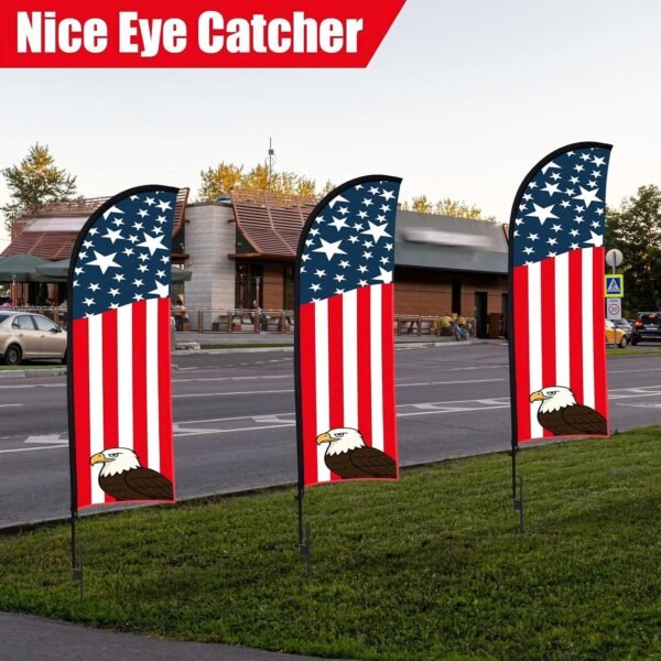 American Glory Eagle Feather Banner
