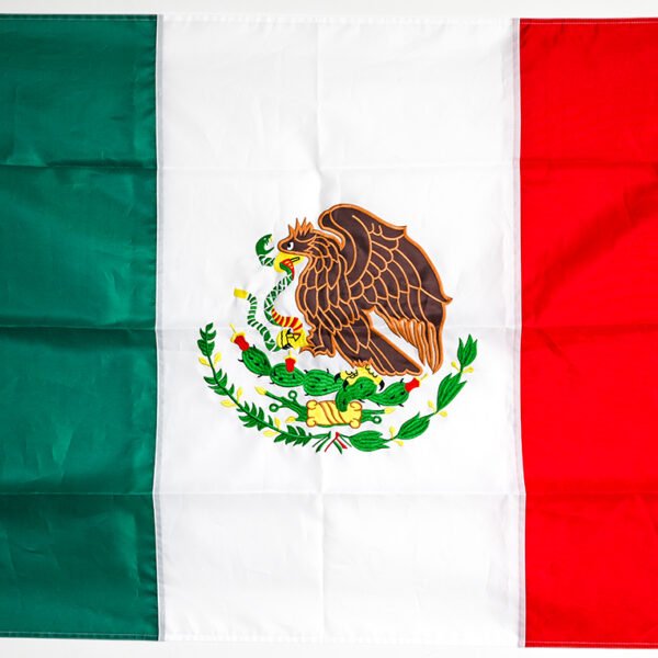 Mexico Embroidered Patchwork Flag