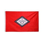 Arkansas Embroidered Patchwork Flag