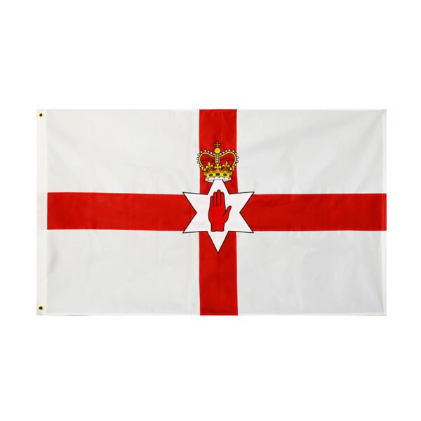 3×5 ft Northern Ireland Embroidered Patchwork Flag