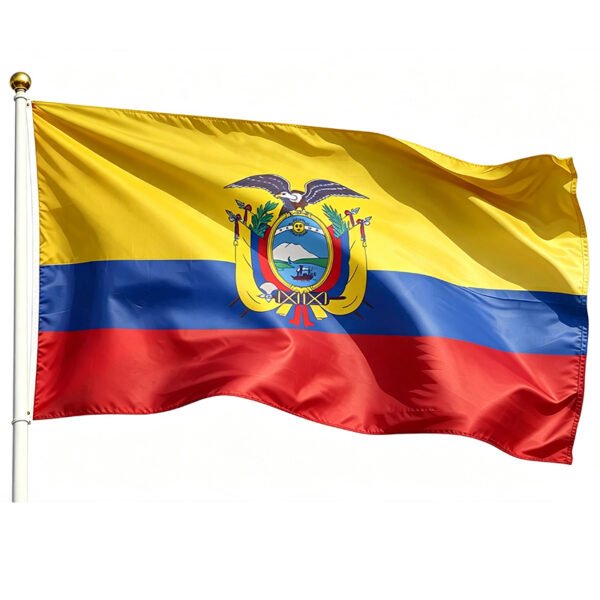 Ecuador Flag 3x5 Ft Printed