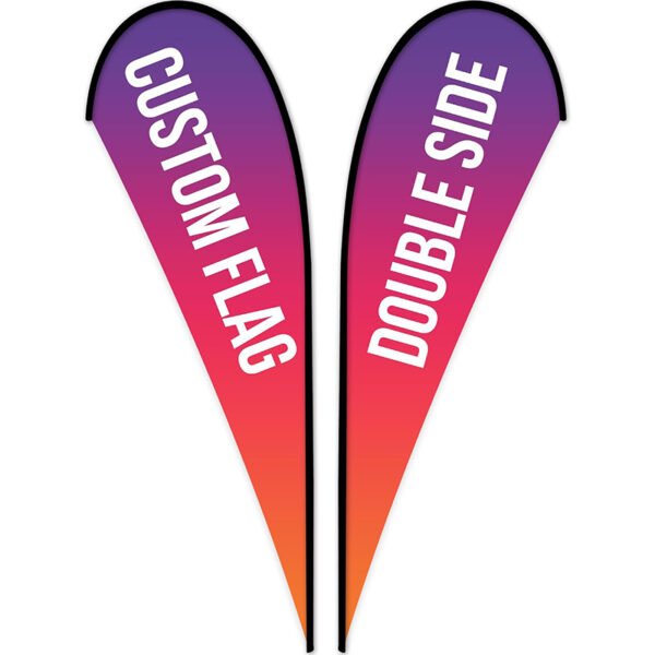 Personalized Feather Banner Flags with Logo Text
